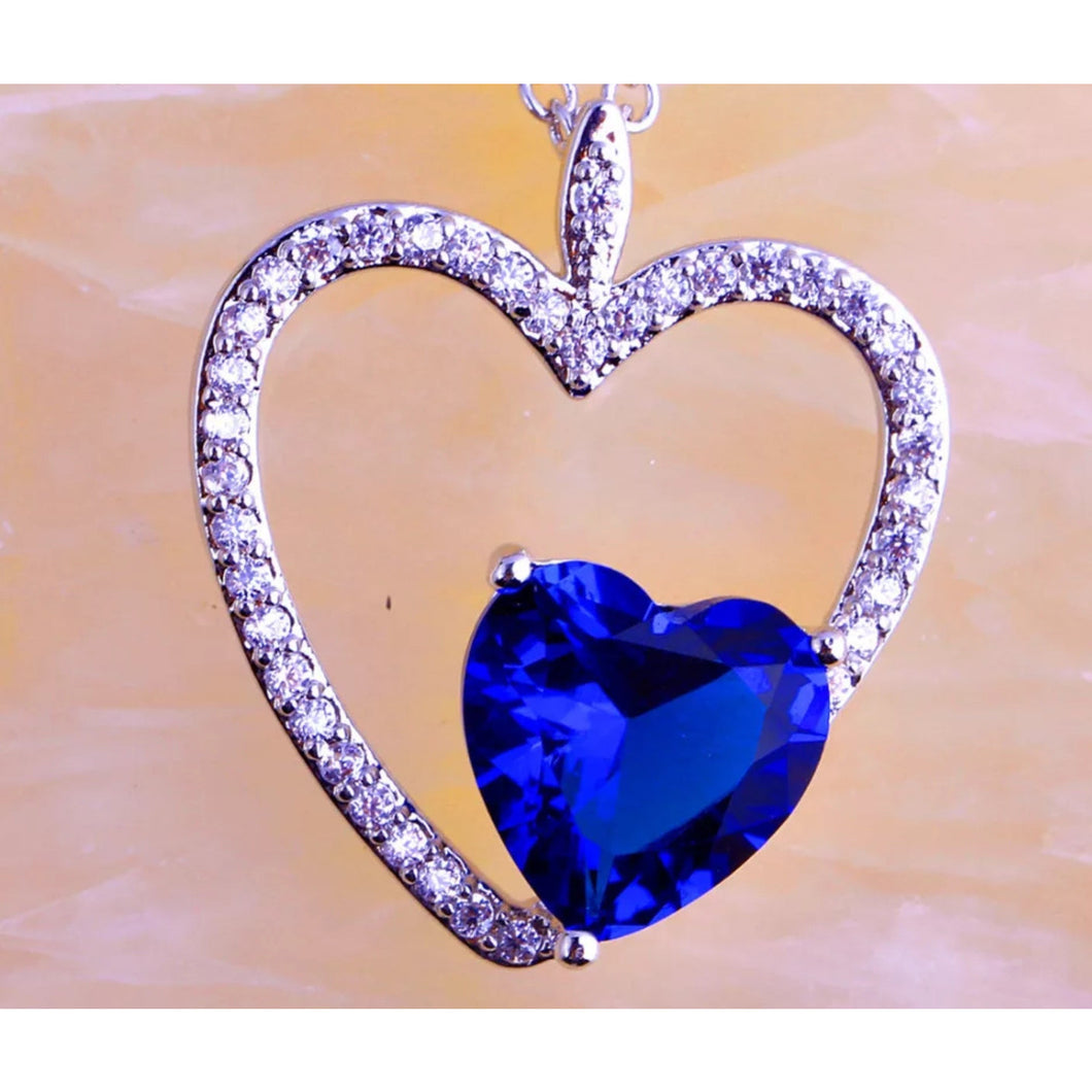 925 Dazzling Heart Necklace
