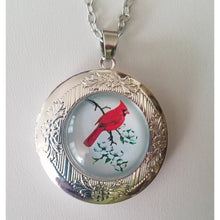 Load image into Gallery viewer, Cardinal Locket