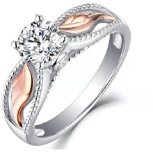 Load image into Gallery viewer, Rose Gold Angel Wing Ring.