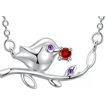 Load image into Gallery viewer, Silver Plated Bird Necklace