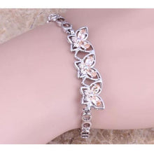 Load image into Gallery viewer, 925 Sterling Silver Butterfly Bracelet.