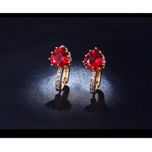 Load image into Gallery viewer, 18k Rose Gold Plated Earrings.
