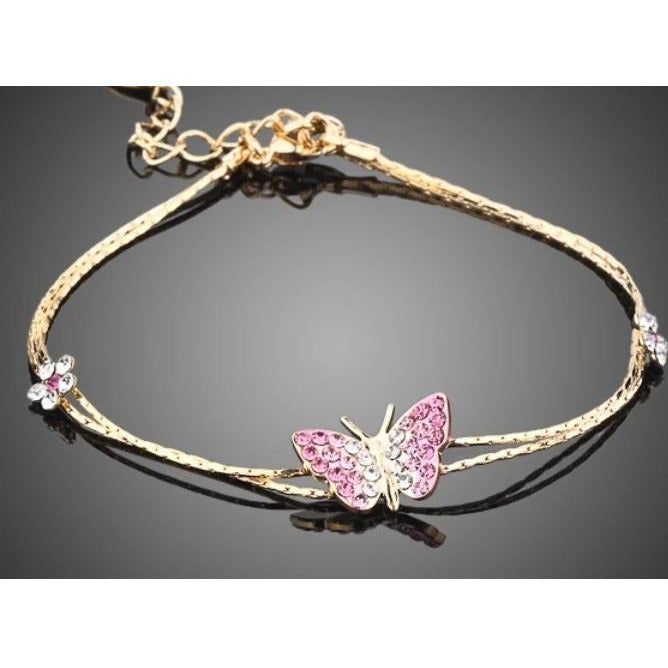 Butterfly Crystal Bracelet.