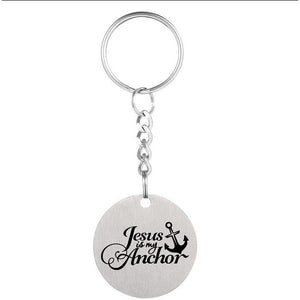 Jesus Is My Anchor Pendant Necklace