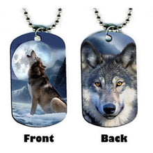 Load image into Gallery viewer, Moonlight Madness Wolf Necklace.
