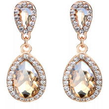 Load image into Gallery viewer, Champagne Waterdrop Earrings