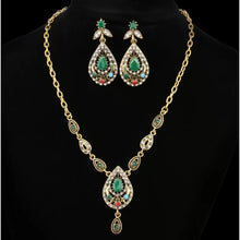 Load image into Gallery viewer, Crystal Tibetan Necklace Set