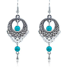 Load image into Gallery viewer, Retro Turquoise Earrings