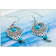 Load image into Gallery viewer, Retro Turquoise Earrings