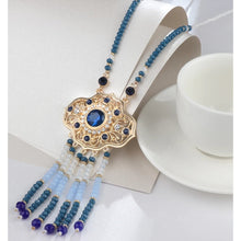 Load image into Gallery viewer, TIBETAN BEADED PENDANT NECKLACE