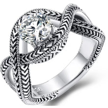Load image into Gallery viewer, 925 Silver Twist Ring