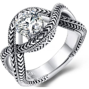 925 Silver Twist Ring