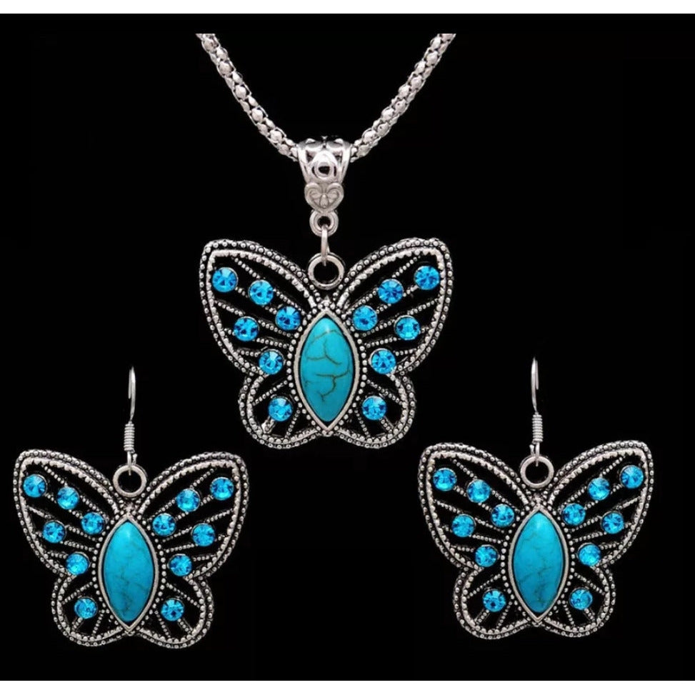 Butterfly Beauty Necklace Set