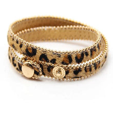 Load image into Gallery viewer, Leopard Snap Bracelet
