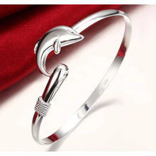 Load image into Gallery viewer, 925 Sterling Silver Dolphin Bracelet