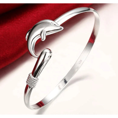 925 Sterling Silver Dolphin Bracelet