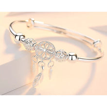 Load image into Gallery viewer, 925 Sterling Silver Dreamcatcher Bracelet