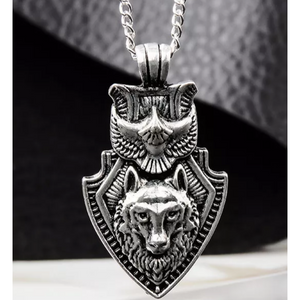 Wolf Head Necklace