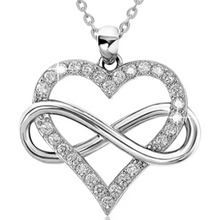 Load image into Gallery viewer, Infinity Heart Necklace